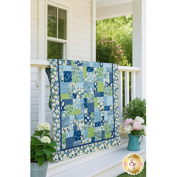  Easy as ABC and 123 Quilt Kit - Blue Harmony, Image