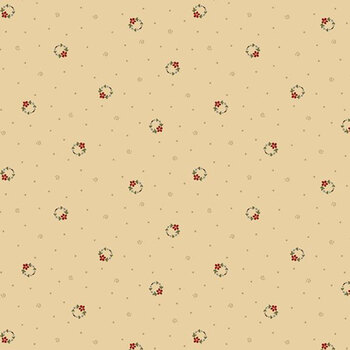 Prairie Backgrounds II R171837D-CREAM Rosy Posey by Pam Buda for Marcus Fabrics, Image