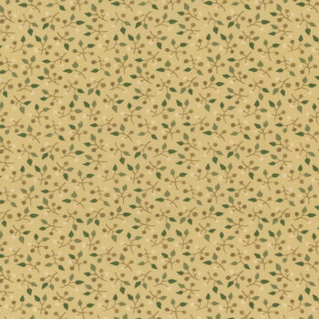 Prairie Backgrounds II R171838D-BEIGE Touch of Green by Pam Buda for Marcus Fabrics, Image