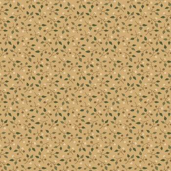 Prairie Backgrounds II R171838D-BEIGE Touch of Green by Pam Buda for Marcus Fabrics, Image