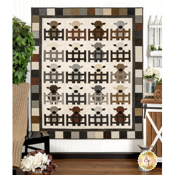   Charming Lambs Quilt Kit - Woolies Flannels - RESERVE, Image