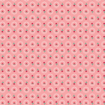 Berry & Sage C17381-CORAL by Lori Holt for Riley Blake Designs, Image