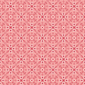 Berry & Sage C17385-CORAL by Lori Holt for Riley Blake Designs, Image