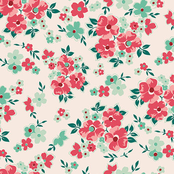 Berry & Sage C17388-LATTE by Lori Holt for Riley Blake Designs, Image