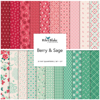 Berry & Sage  21 FQ Set by Lori Holt for Riley Blake Designs, Image