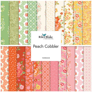 Peach Cobbler  Yardage by Lily Ashbury for Riley Blake Designs, Image