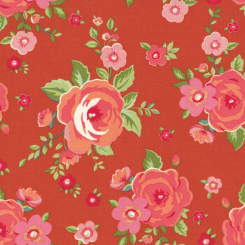 Peach Cobbler C17420-CINNAMON by Lily Ashbury for Riley Blake Designs, Image