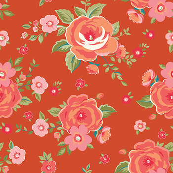Peach Cobbler C17420-CINNAMON by Lily Ashbury for Riley Blake Designs, Image