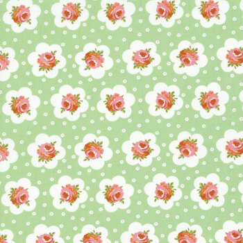 Peach Cobbler C17423-GREEN by Lily Ashbury for Riley Blake Designs, Image
