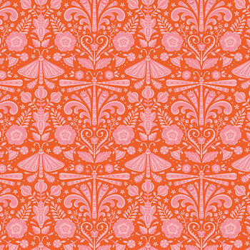 Peach Cobbler C17424-ORANGE by Lily Ashbury for Riley Blake Designs, Image