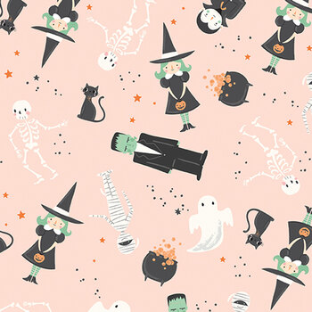Frank and Friends C17470-PINK by My Mind's Eye for Riley Blake Designs, Image
