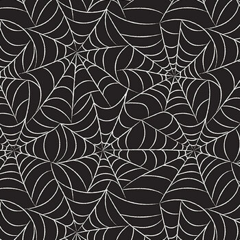Frank and Friends GC17474-BLACK Glow in the Dark by My Mind's Eye for Riley Blake Designs, Image