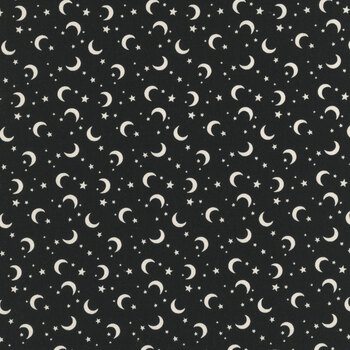 Frank and Friends GC17477-BLACK Glow in the Dark by My Mind's Eye for Riley Blake Designs