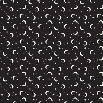 Frank and Friends GC17477-BLACK Glow in the Dark by My Mind's Eye for Riley Blake Designs, Image