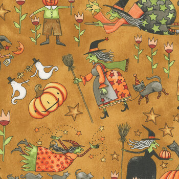 Spooky C17570-GOURD by Teresa Kogut for Riley Blake Designs