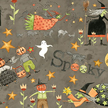 Spooky C17570-TOMBSTONE by Teresa Kogut for Riley Blake Designs, Image