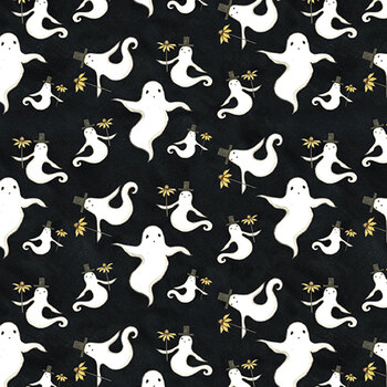 Spooky C17571-BLACK by Teresa Kogut for Riley Blake Designs, Image