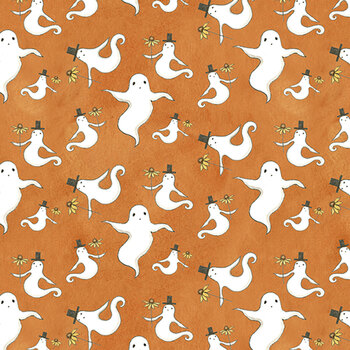Spooky C17571-ORANGE by Teresa Kogut for Riley Blake Designs, Image