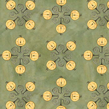 Spooky C17576-GREEN by Teresa Kogut for Riley Blake Designs, Image