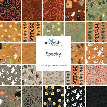 Spooky  24 FQ Set by Teresa Kogut for Riley Blake Designs, Image