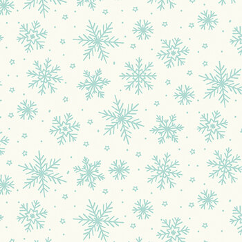 The North Pole Flannel F17752-WHITE by My Mind's Eye for Riley Blake Designs, Image