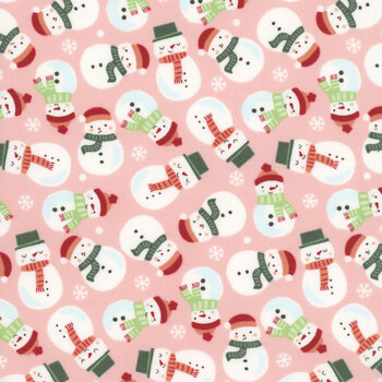 The North Pole Flannel F17753-BLUSH by My Mind's Eye for Riley Blake Designs