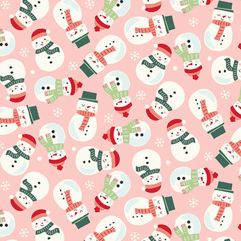 The North Pole Flannel F17753-BLUSH by My Mind's Eye for Riley Blake Designs, Image