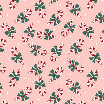 The North Pole Flannel F17754-BLUSH by My Mind's Eye for Riley Blake Designs, Image