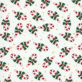 The North Pole Flannel F17754-WHITE by My Mind's Eye for Riley Blake Designs