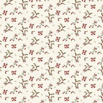 Christmas Greetings C17662-CREAM by Sandy Gervais for Riley Blake Designs, Image