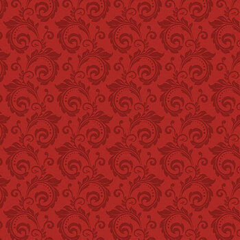 Christmas Greetings C17664-RED by Sandy Gervais for Riley Blake Designs, Image