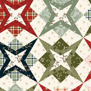 Christmas Greetings C17668-MULTI by Sandy Gervais for Riley Blake Designs, Image
