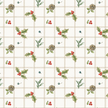 Holiday Spirit CD17462-CREAM by Lisa Audit for Riley Blake Designs, Image