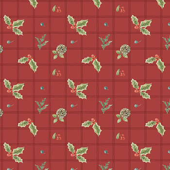Holiday Spirit CD17462-RED by Lisa Audit for Riley Blake Designs, Image