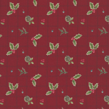 Holiday Spirit CD17462-RED by Lisa Audit for Riley Blake Designs