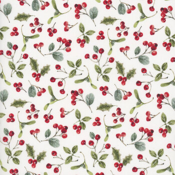 Holiday Spirit CD17463-CREAM by Lisa Audit for Riley Blake Designs