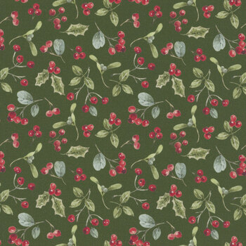 Holiday Spirit CD17463-GREEN by Lisa Audit for Riley Blake Designs