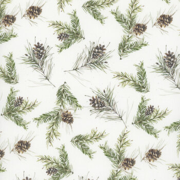 Holiday Spirit CD17464-CREAM by Lisa Audit for Riley Blake Designs