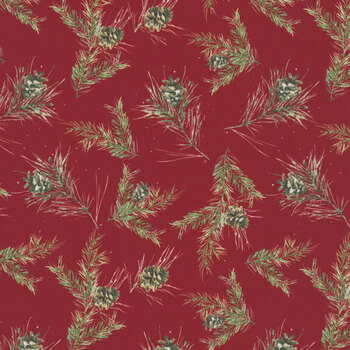 Holiday Spirit CD17464-RED by Lisa Audit for Riley Blake Designs