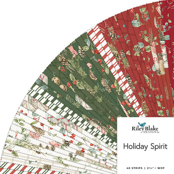 Holiday Spirit  2-1/2” Rolie Polie by Lisa Audit for Riley Blake Designs, Image