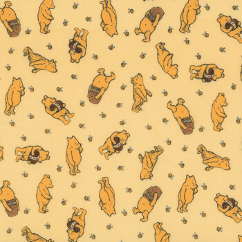 Winnie the Pooh Flannel F17503-SUNSHINE by Echo Park Paper Co. for Riley Blake Designs