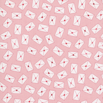 Seasonal Basics C763-PINK Love Notes by Christopher Thompson for Riley Blake Designs