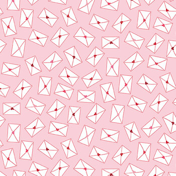 Seasonal Basics C763-PINK Love Notes by Christopher Thompson for Riley Blake Designs, Image