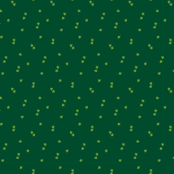 Seasonal Basics C764-GREEN Clovers by Christopher Thompson for Riley Blake Designs, Image