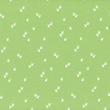 Seasonal Basics C656-GREEN Bunnies by Christopher Thompson for Riley Blake Designs, Image