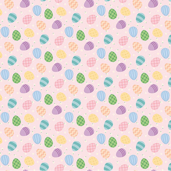 Seasonal Basics C766-PINK Egg Toss by Christopher Thompson for Riley Blake Designs, Image