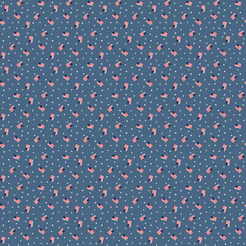 Seasonal Basics C767-DENIM Grand Ol' Flag by Christopher Thompson for Riley Blake Designs, Image