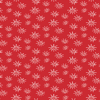 Seasonal Basics C768-RED Fireworks by Christopher Thompson for Riley Blake Designs, Image