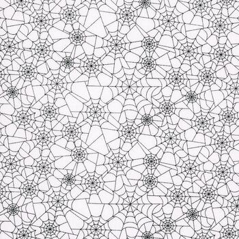 Seasonal Basics C771-WHITE Spider Webs by Christopher Thompson for Riley Blake Designs