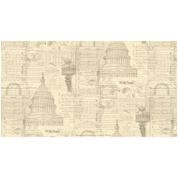 3 Sisters Favorites - Collages - Patriotic 44373-11 Porcelain by Moda Fabrics, Image